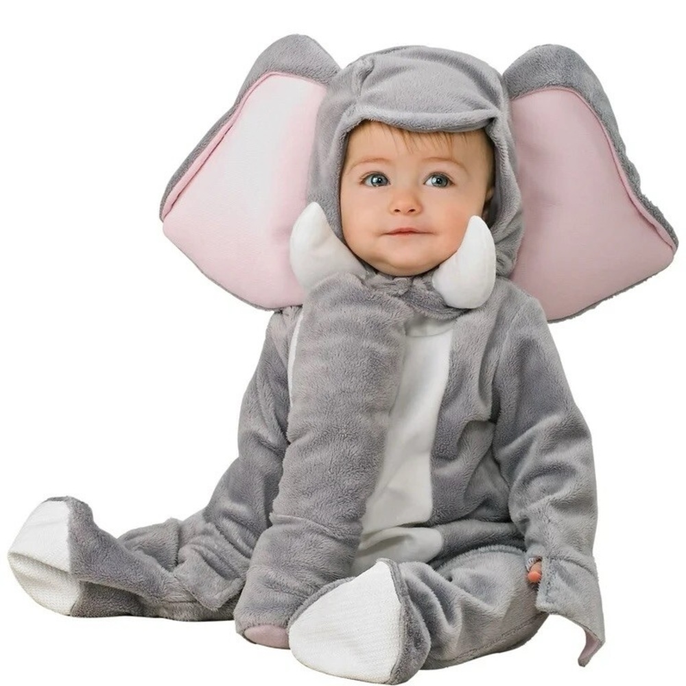 PLUSH Deluxe 2-Piece ELEPHANT COSTUME 6-12 month NEW in Package - Picture 7 of 8